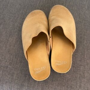 Dansko Tan Mules
